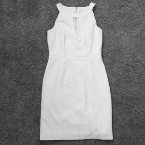 WHBM white cocktail dress